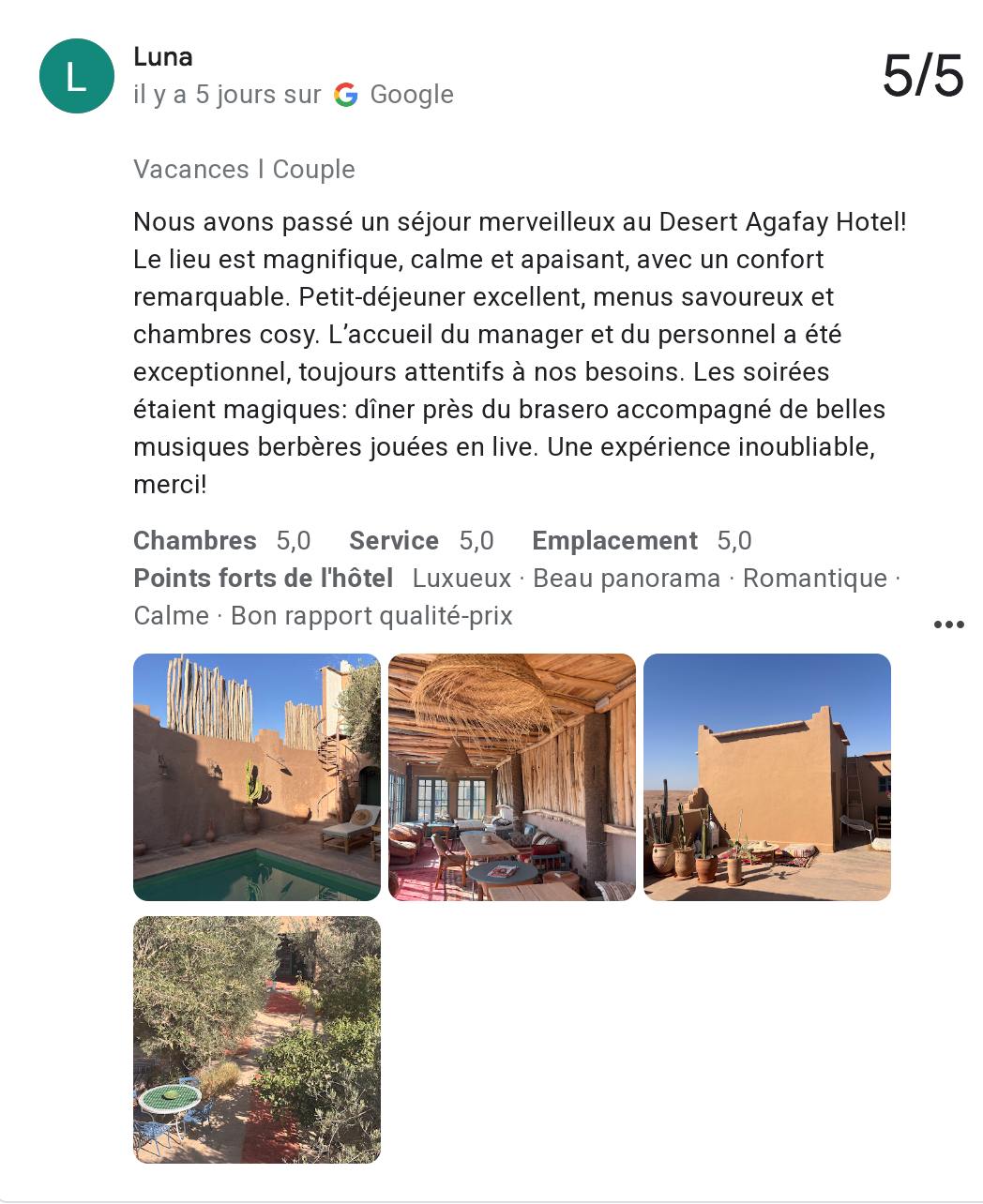 AGAFAY REVIEW LUNA 2025